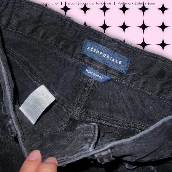 Black Aeropostale denim shorts 🖤 - Picture 2 of 3